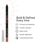 Matte Lip Pencil-H.D Finish