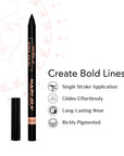 Single Stroke Super Glide Eyeliner Kohl Kajal Pencil W2S