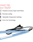 Titanium Pro Ceramic Super Hard Plate Straightener- L 25mm CE
