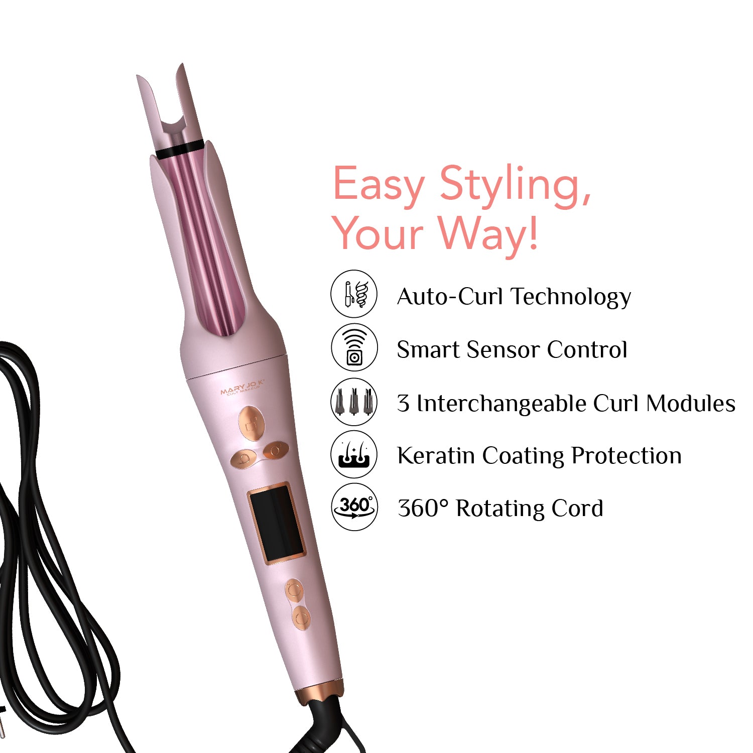 MJK Automatic Curling Iron