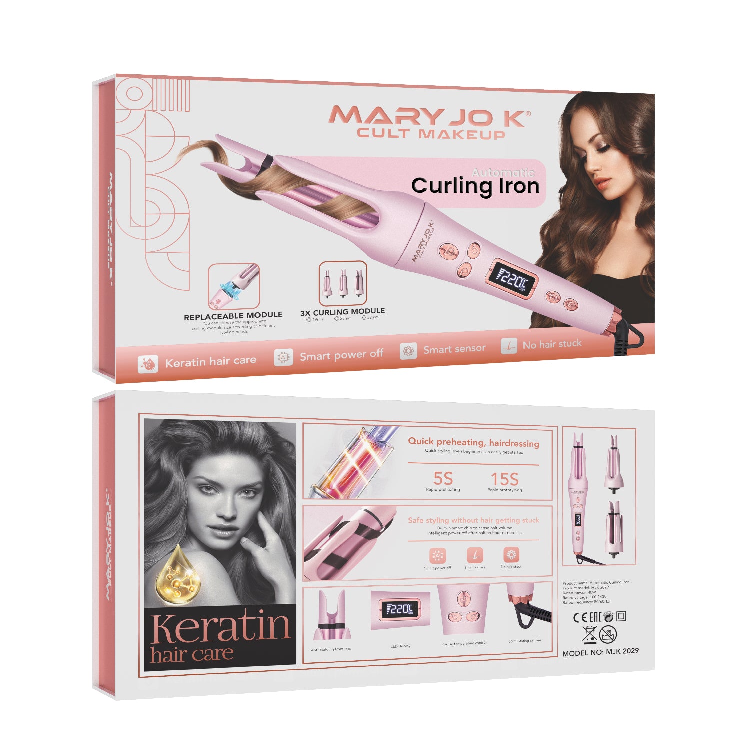MJK Automatic Curling Iron