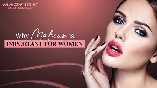 Woman applying makeup