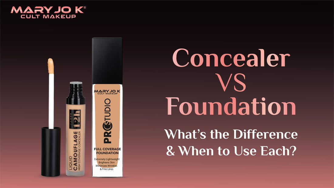 Concealer vs. Foundation