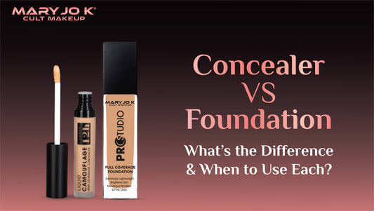 Concealer vs. Foundation