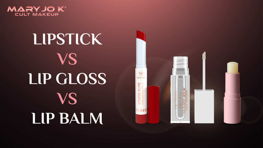 lipstick vs lip gloss vs lip balm