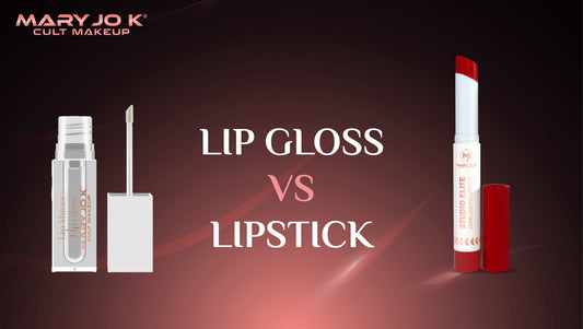 lip gloss or lipstick