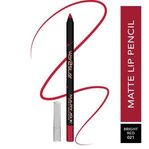 Matte Lip Pencil -  021 - BRIGHT RED