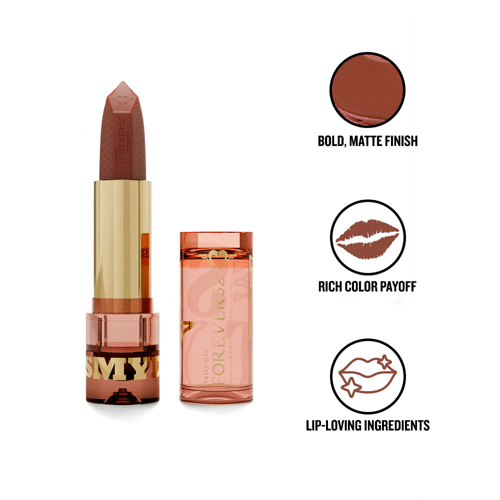 brown lipstick