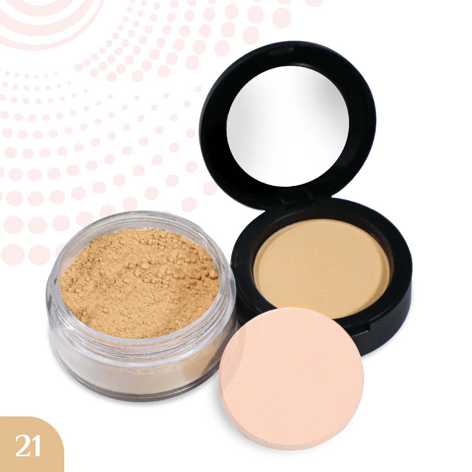 2 in 1 Powder cake &amp; Loose Powder