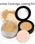 2 in 1 Powder cake & Loose Powder