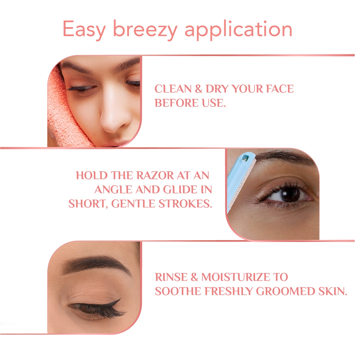 3 in 1 Eyebrow Razor