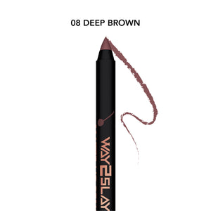 Matte Lip Pencil -  008 - DEEP BROWN