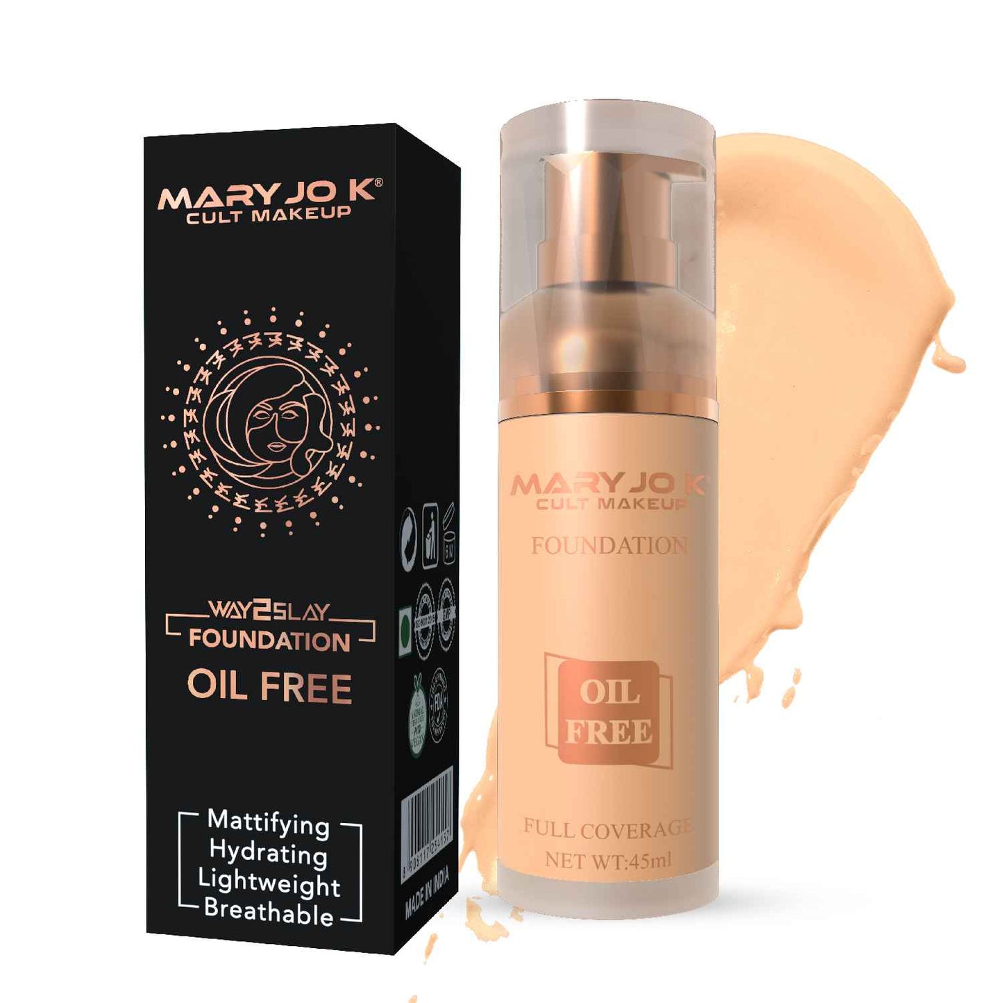 Oil Free - Full Coverage Foundation W2S