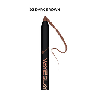 Matte Lip Pencil -  002 - DARK BROWN