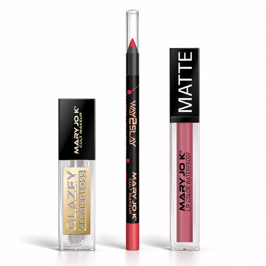 3 Step Custom Lip Stack — Matte Colour Edition