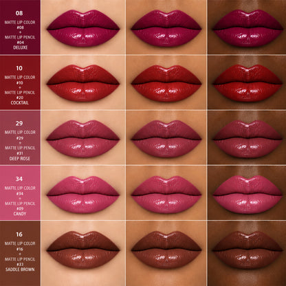 3 Step Custom Lip Stack — Matte Colour Edition