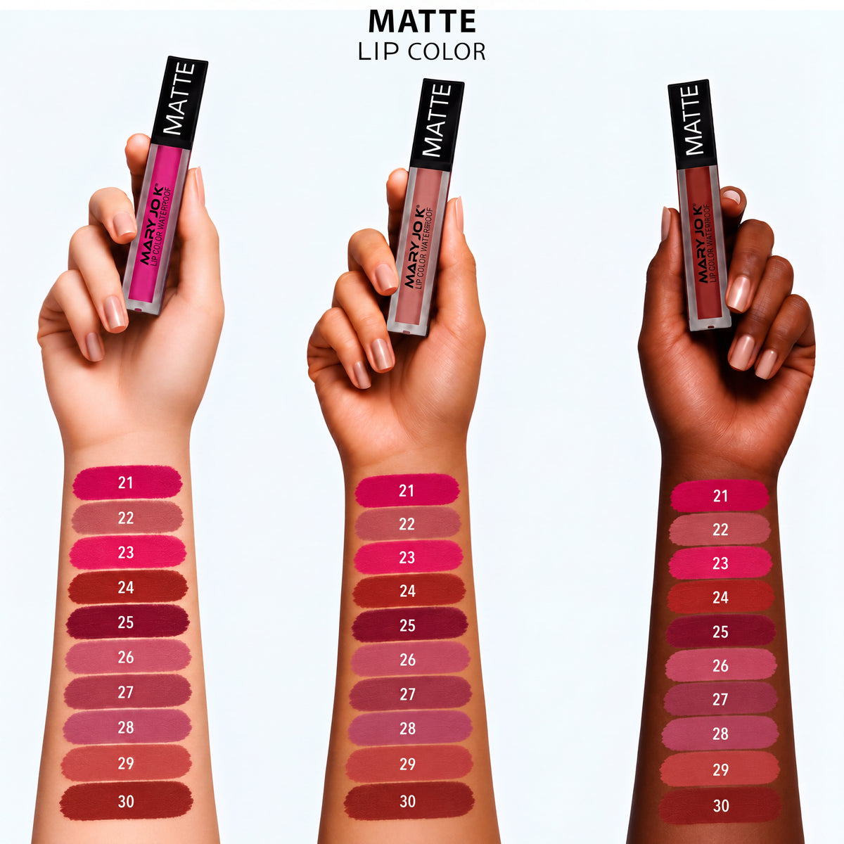 3 Step Custom Lip Stack — Matte Colour Edition