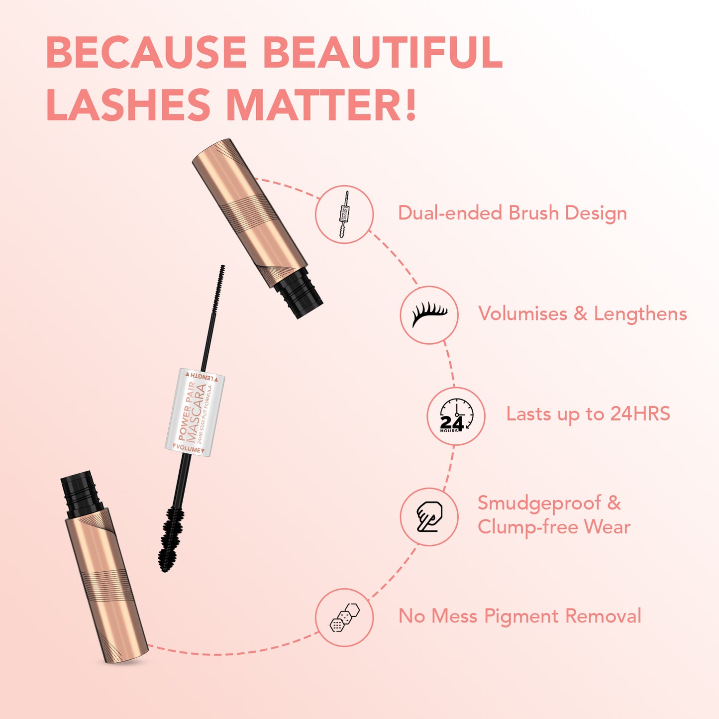 Power Pair Dual-brush Mascara