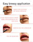 How To Apply matte Lip Pencil 