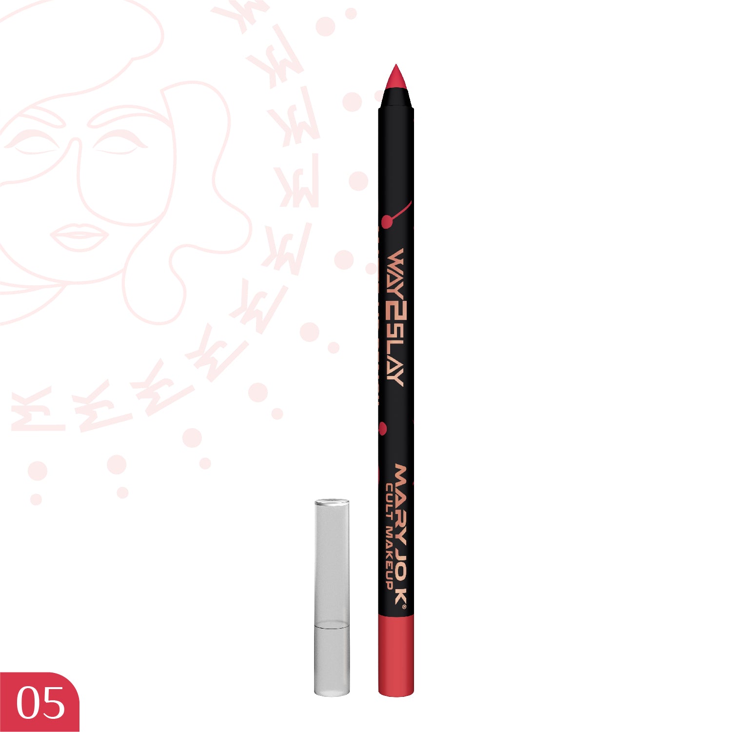 Matte Lip Pencil-H.D Finishing