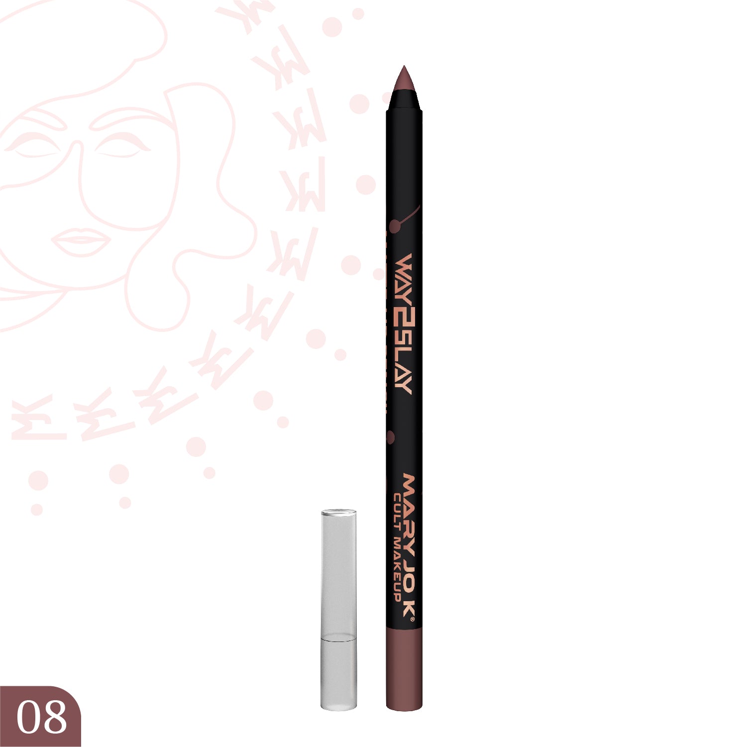 Matte Lip Pencil-H.D Finishing