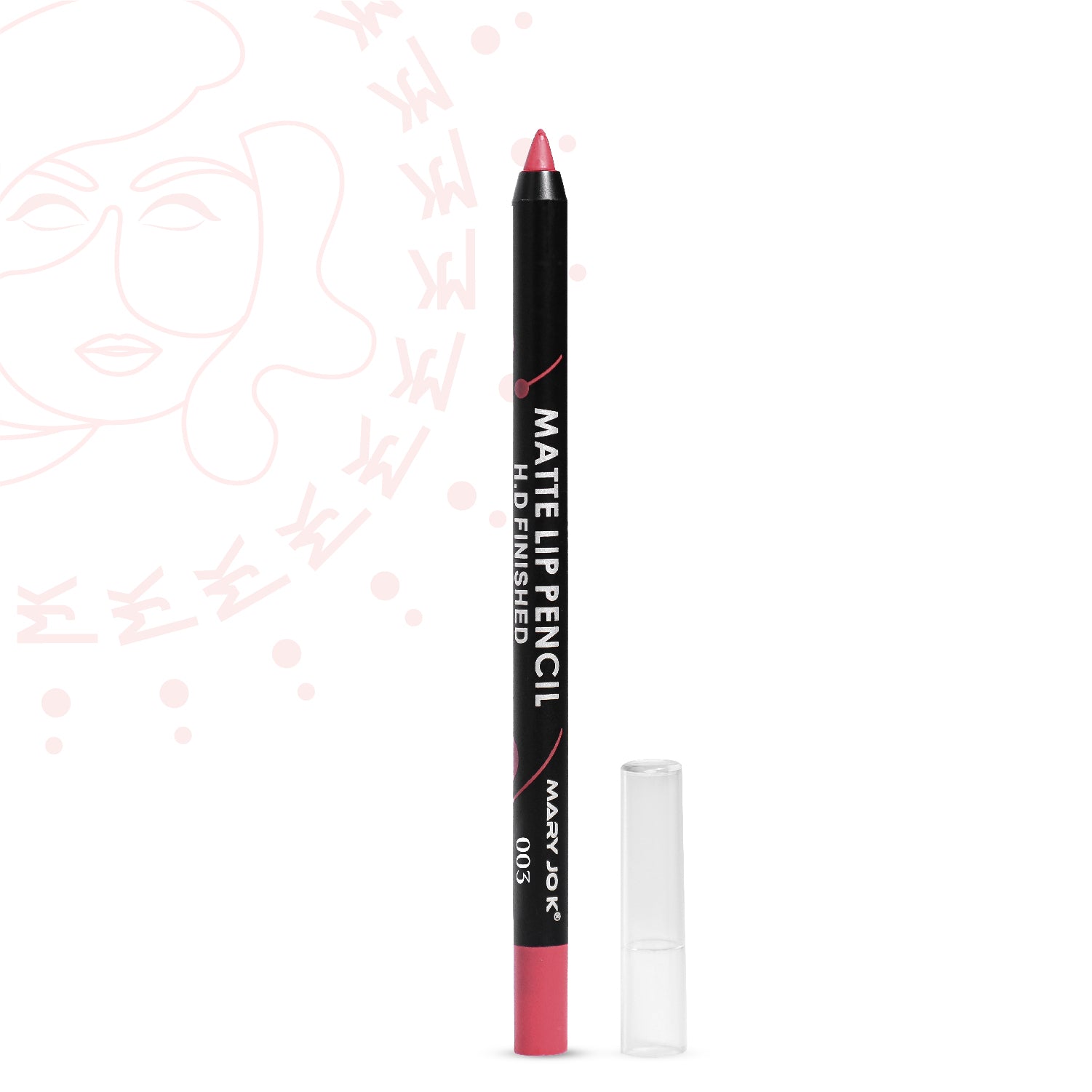  Mary Jo K Matte Lip Pencil H.D Finishing Shade No 3