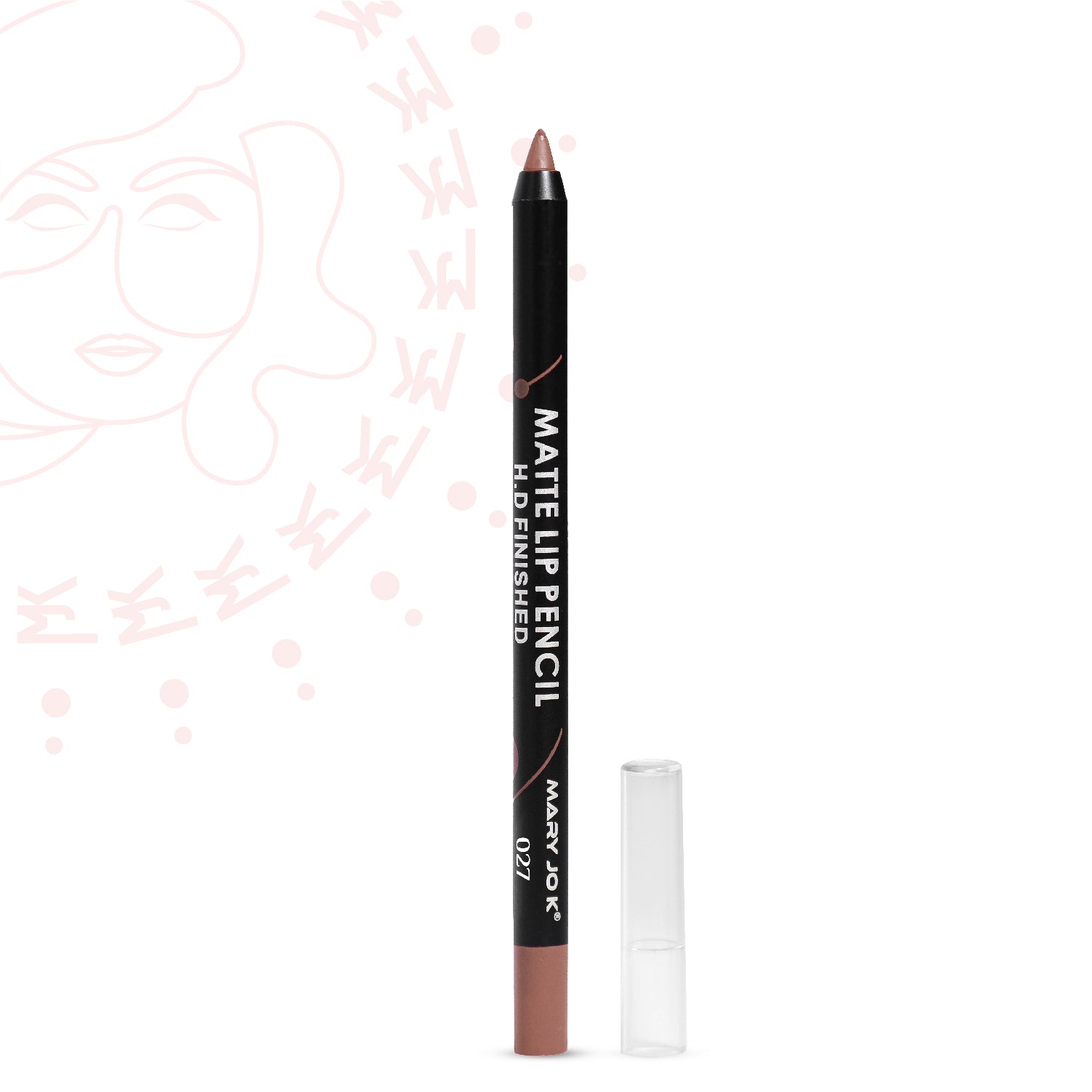  Matte Lip Pencil H.D Finishing Shade No 27