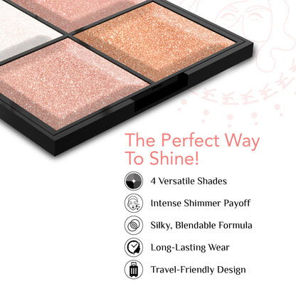 Radiance 4 in 1 Highlighter Palette