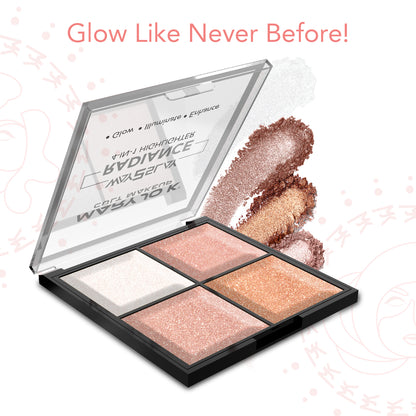 Radiance 4 in 1 Highlighter Palette