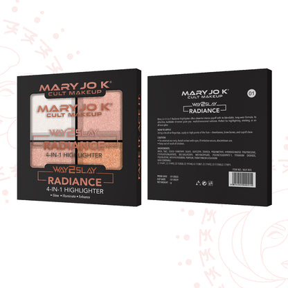 Radiance 4 in 1 Highlighter Palette