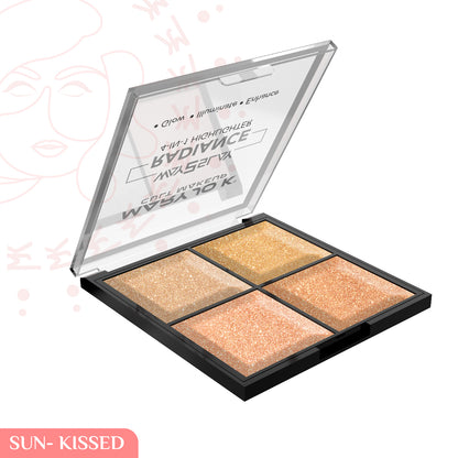 Radiance 4 in 1 Highlighter Palette