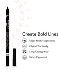 Single Stroke Super Glide Eyeliner Kohl Kajal Pencil