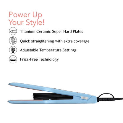 Titanium Pro Ceramic Super Hard Plate Straightener- XL 40mm CE