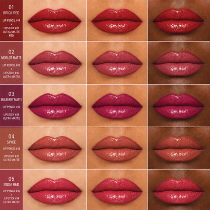 3 Step Custom Lip Stack — Ultra Matte Edition