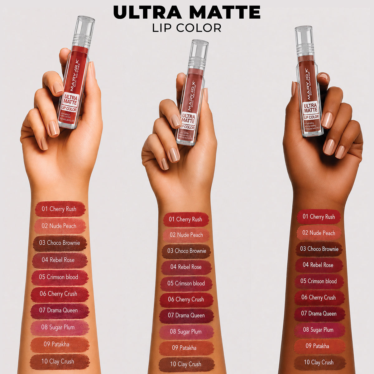 3 Step Custom Lip Stack — Ultra Matte Edition