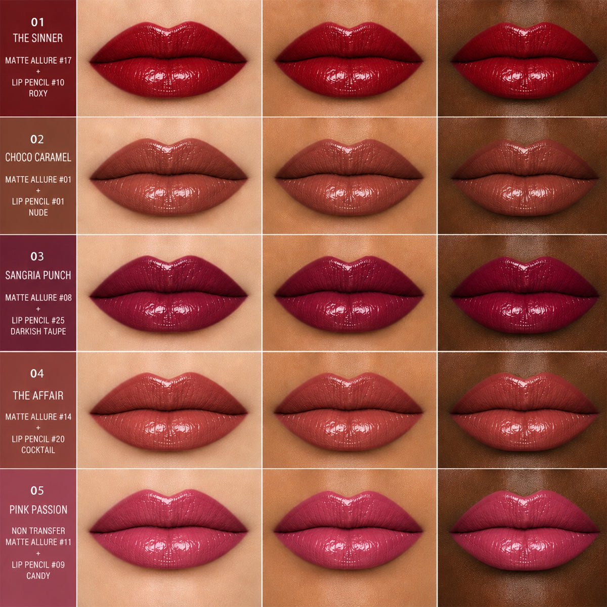3 Step Custom Lip Stack — Velvet Allure Edition