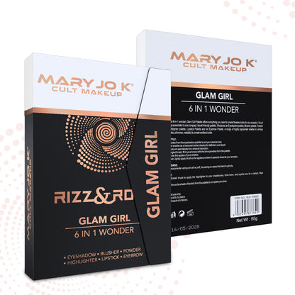 Glam Girl 6 in 1 Palette